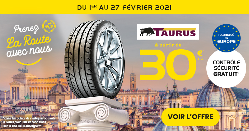 Promotion Pneus Taurus