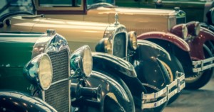 Vieilles voitures de collection