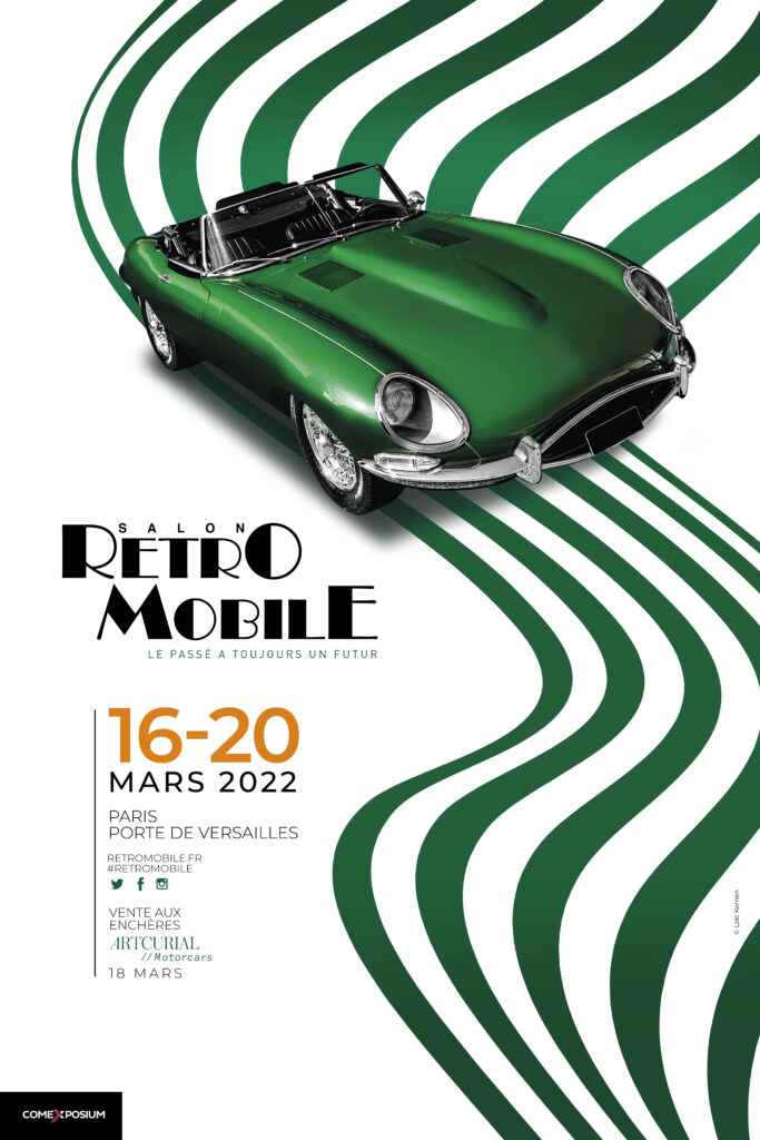 Affiche du Salon Rétromobile 2022