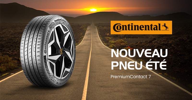 Nouveau pneu été Continental Premium Contact