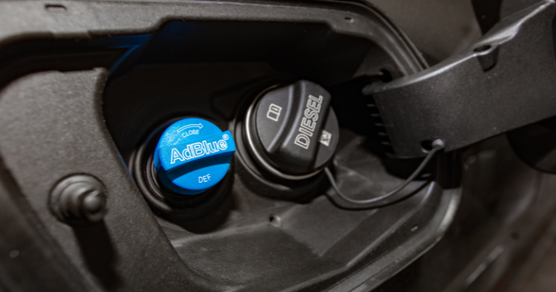 réservoir de diesel et AdBlue