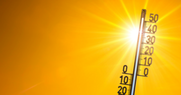 Thermomètre évoquant la chaleur, pour symboliser un voyage en voiture en été