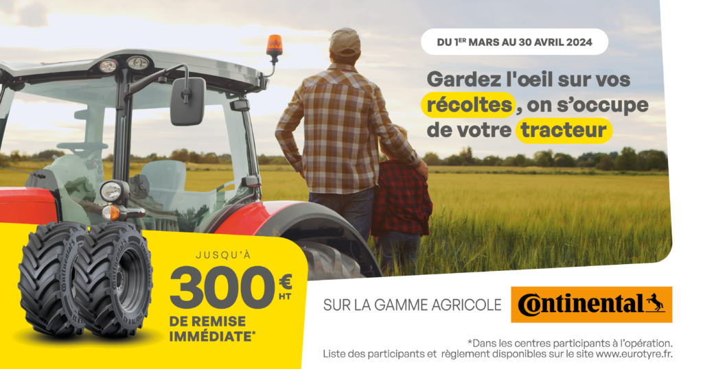 Promotion Pneus Agricole Continental