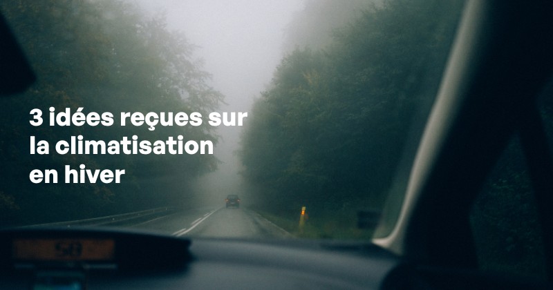 Pare-brise dégagé par la climatisation en hiver