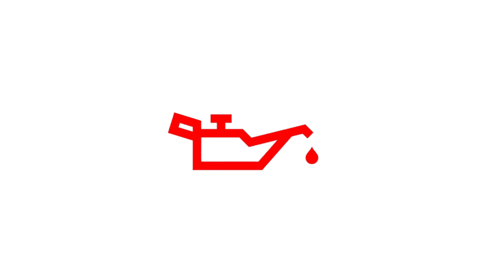 Voyant tableau de bord voiture, pression huile moteur 